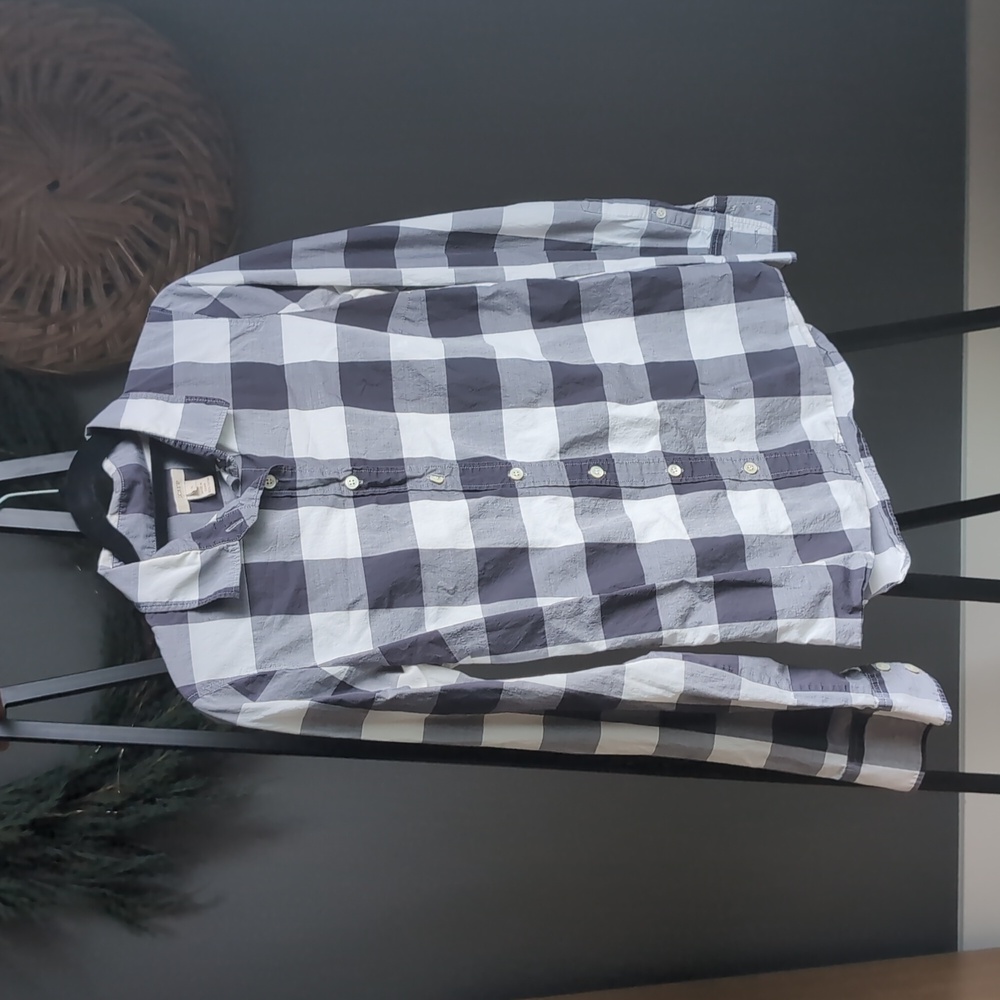 J. Crew checkered shirt
